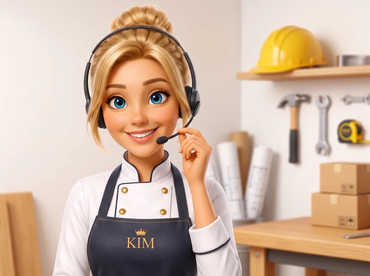 KIM als Telefonassistentin in einem Handwerksbetrieb
